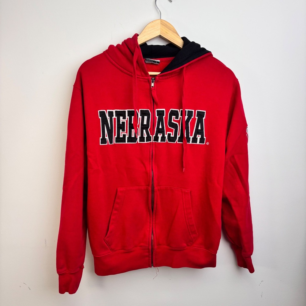 Nebraska Cornhuskers Stadium Athletics Zip Up S (Fits like a m/l)Collegiate NCAA